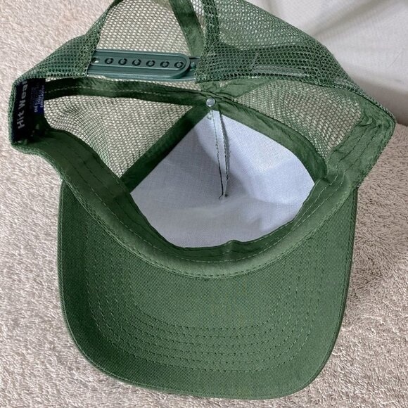 Hit Wear Green Cardboard Chariot Race Mesh Back Snap Back Trucker Style Hat - Picture 7 of 10